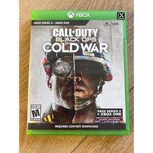 Call of Duty Black Ops Cold War Xbox Series X Xbox One Game Disc M Rated